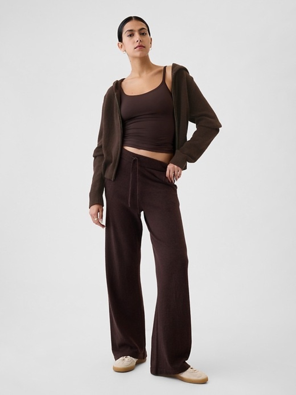GAP CashSoft Knit Pants and Zip up Set